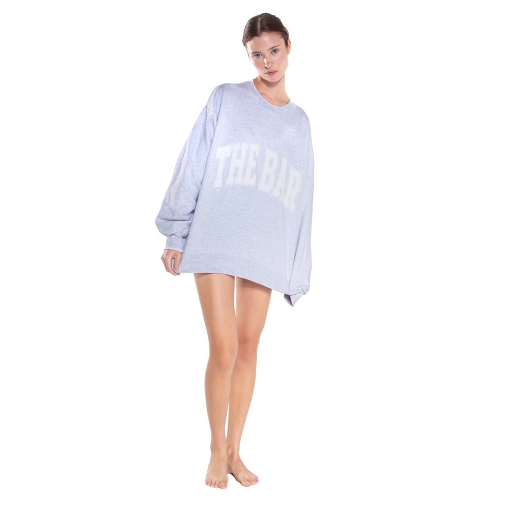 The Bar Grey Varsity Sweatshirt XL